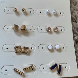 A new day nickel free earrings 8 pc set